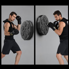 Bluetooth-Enabled Smart Music Boxing Trainer - Wall-Mounted Electronic Punching Target