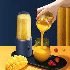 Portable 6-Blade Cordless Electric Juicer - 5V 40W Rechargeable Juice Maker