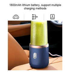 Portable 6-Blade Cordless Electric Juicer - 5V 40W Rechargeable Juice Maker