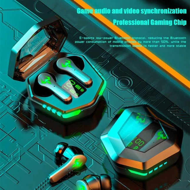 Wireless Bluetooth In-Ear Earphones With Low Latency For Commuting N35 TWS gaming commuting compact buds