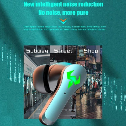 Wireless Bluetooth In-Ear Earphones With Low Latency For Commuting N35 TWS compact buds with visible status lights