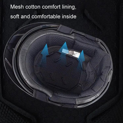 Motorcycle Half Helmet With Inner Mirror For Daily Riding Comfort