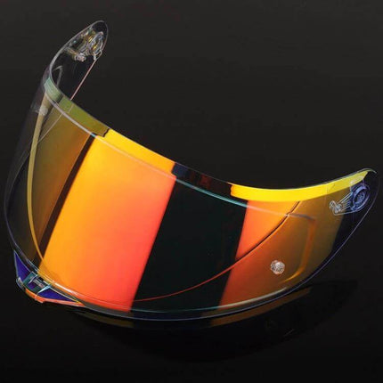 Motorcycle Helmet Lens With Anti Fog Spikes Replacement - iridium polycarbonate visor for clear, durable visibility and easy swap
