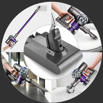 Dyson V6 Handheld Vacuum Replacement Battery Pack - replacement battery for extended run time and fireproof safety
