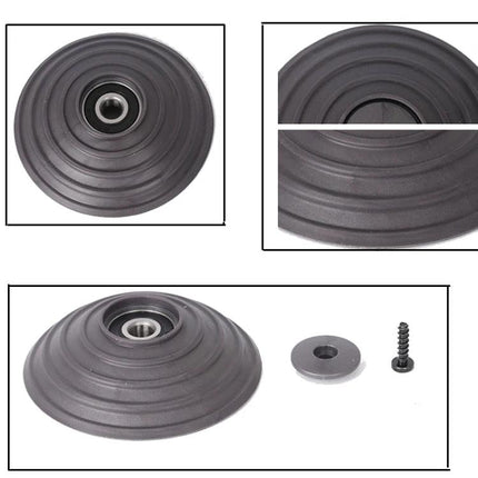 Replacement Suction Head with Wheels for Dyson Vacuums — circular replacement wheel plate with bearing, screw and washer for V10 V11 100W high torque
