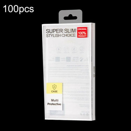 Universal Packaging Box for 6.1-6.7 Inch Phone Cases clear retail box with hang tab for phone case packaging