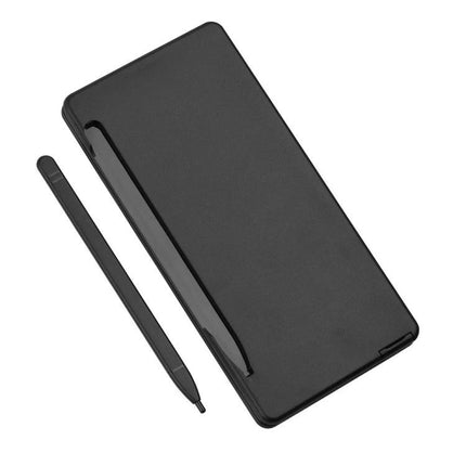 Portable Foldable LCD Writing Tablet for Office Notes and Calculations – slim black foldable design with stylus and built-in calculator slot
