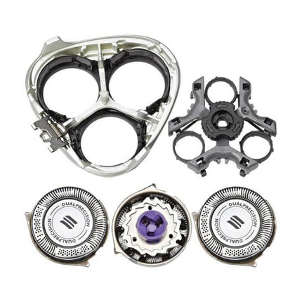 Razor Replacement Head Set for AT PT Series Razors - spare cutter heads and holders for DIY shaver maintenance