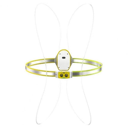 Adjustable USB Rechargeable Running Chest Light Strap with adjustable elastic band and durable ABS housing for night running and cycling safety