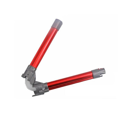 Dyson Foldable Extension Rod for Vacuum Cleaners in Red - red foldable extension rod with curved flexible head for reaching under furniture