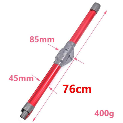 Dyson Foldable Extension Rod for Vacuum Cleaners in Red - 76cm lightweight red extension rod with foldable joint for reaching under furniture