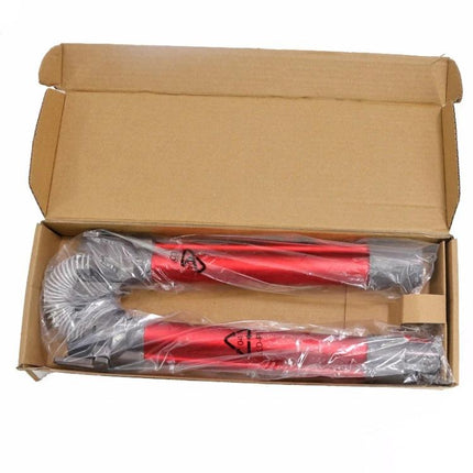 Dyson Foldable Extension Rod for Vacuum Cleaners in Red packed in box, red foldable extension rod with curved flexible head for hard-to-reach cleaning