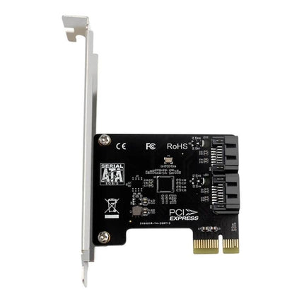 Expansion Card for Adding SATA Ports to Desktop Computers - PCIe SATA expansion card with multiple SATA ports for extra storage