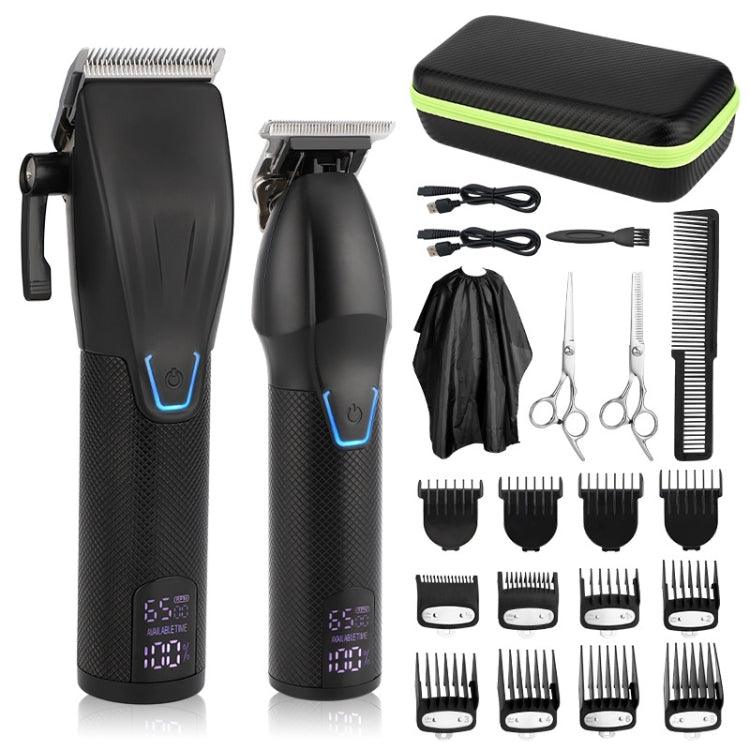 Professional Men's Electric Hair Clipper Set with Sculpting Accessories