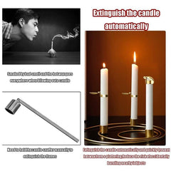 Smart Automatic Candle Safety Extinguisher with Adjustable Fire Clamp Design