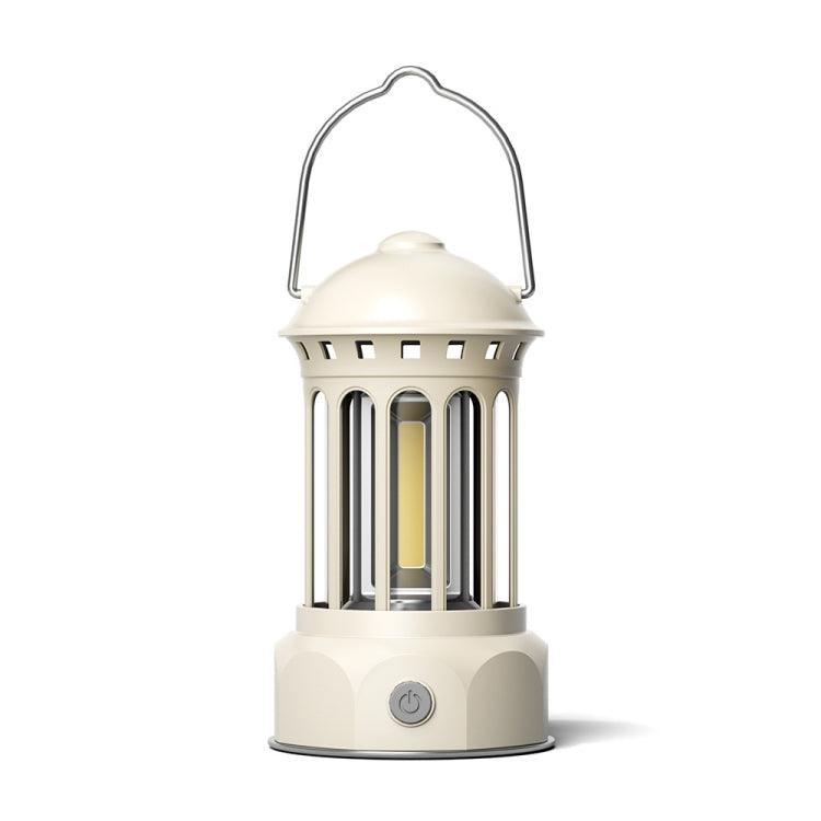 COB Retro Camping Lamp - Portable Outdoor Atmosphere Light with Storage and Dimming Features