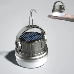 Eco-Friendly M10 Vintage Solar Camping Light with Portable Power Supply and Handheld Design