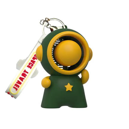 Astronaut Doll Pendant Lanyard Fan Portable Hands-Free Use