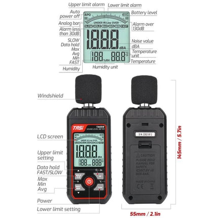 TASI Decibel Meter for Household Noise Level Monitoring