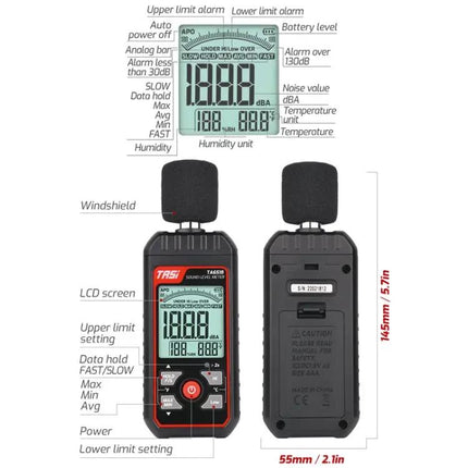 TASI Decibel Meter for Household Noise Level Monitoring
