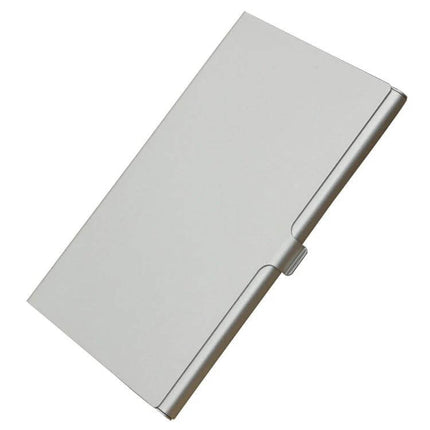 Aluminum Alloy Memory Card Storage Case for SD Cards in Silver and Black - slim antimagnetic dustproof SD card protector