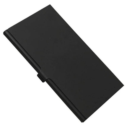 Aluminum Alloy Memory Card Storage Case for SD Cards in Silver and Black - black antimagnetic dustproof SD card protector
