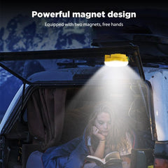 Versatile Solar-Powered Magnetic Camping Light