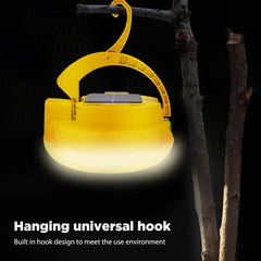 Versatile Solar-Powered Magnetic Camping Light