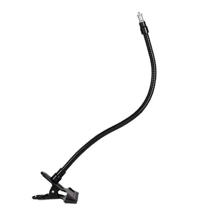 50cm Flexible Hose for Photography with 1/4 Screw Port - black flexible gooseneck with clamp for mounting cameras and lights
