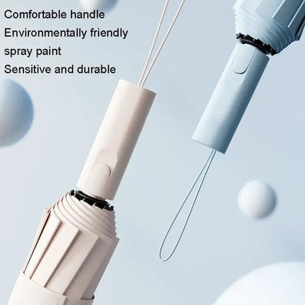 Automatic Umbrella for Sun and Rain with 60 Reinforced Bones