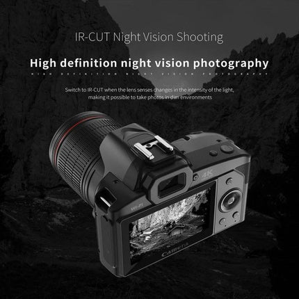 Wireless Night Vision Digital Camera for Everyday Photos and Videos showing IR-CUT night vision shooting, high-definition low-light photography on DSLR-style camera