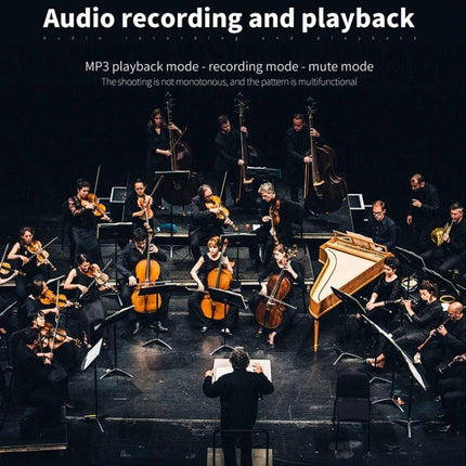 Wireless Night Vision Digital Camera for Everyday Photos and Videos capturing orchestra performance in low light, Wi‑Fi remote control for photos and video
