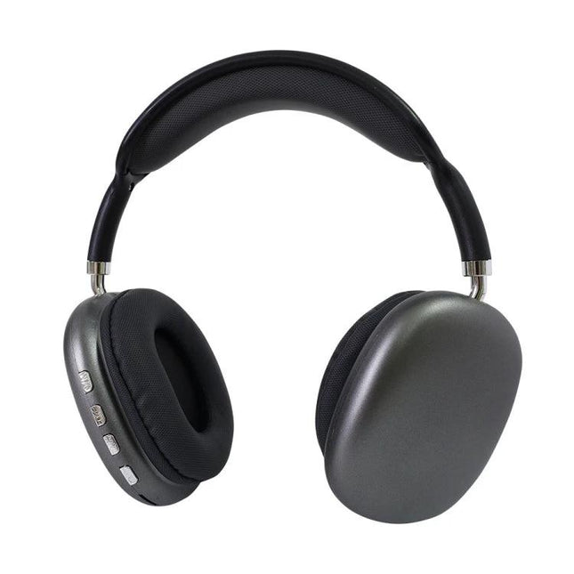 Wireless Bluetooth Headphones With Noise Reduction over-ear wireless headset with memory foam ear cushions and AUX/Bluetooth