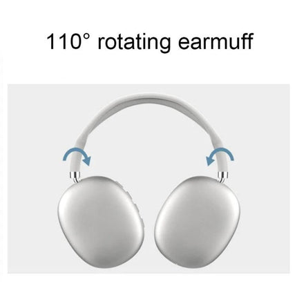 Wireless Bluetooth Headphones With Noise Reduction showing 110° rotating earmuffs, memory foam comfort, versatile Bluetooth/AUX playback