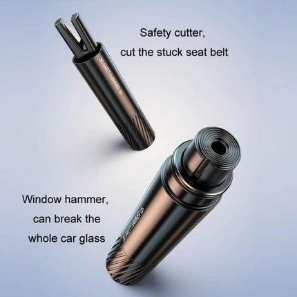Emergency Safety Hammer for Car Window Escape and Breaking - compact dual tool with window hammer and seat belt cutter for vehicle emergencies
