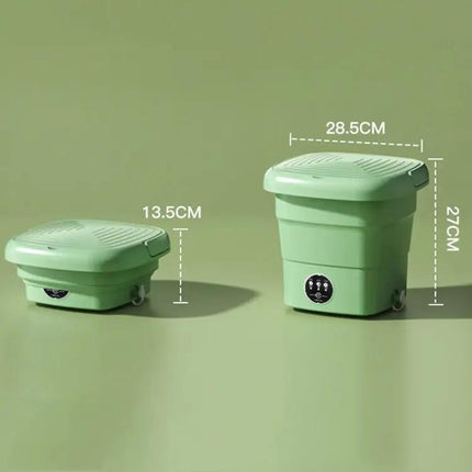 Compact Portable Folding Washer For Small Loads Lake Blue | Syndmart