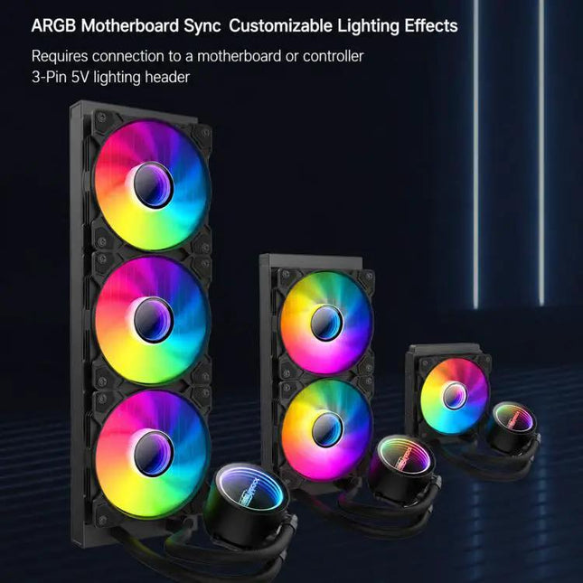 Evesky RGB CPU Liquid Cooler for Efficient System Heat Management