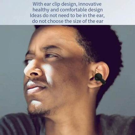 Single Ear Stereo Ear Clamp Type Bone Conduction Bluetooth Earphone, YX09 (Black), YX09 (White), YX09 (Skin Color)