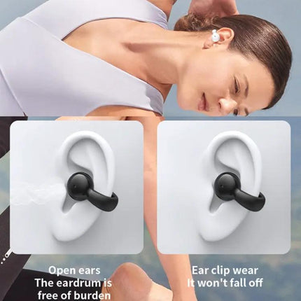 Single Ear Stereo Ear Clamp Type Bone Conduction Bluetooth Earphone, YX09 (Black), YX09 (White), YX09 (Skin Color)