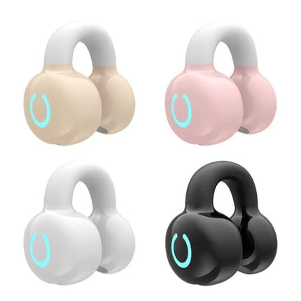 Single Ear Stereo Ear Clamp Type Bone Conduction Bluetooth Earphone, YX09 (Black), YX09 (White), YX09 (Skin Color)