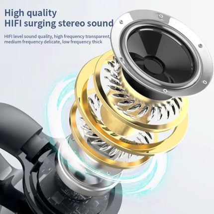 Single Ear Stereo Ear Clamp Type Bone Conduction Bluetooth Earphone, YX09 (Black), YX09 (White), YX09 (Skin Color)
