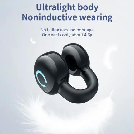 Single Ear Stereo Ear Clamp Type Bone Conduction Bluetooth Earphone, YX09 (Black), YX09 (White), YX09 (Skin Color)