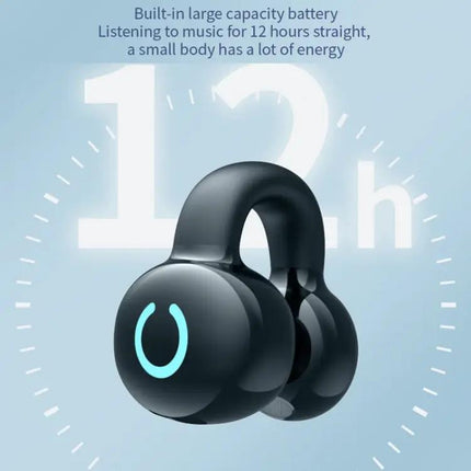 Single Ear Stereo Ear Clamp Type Bone Conduction Bluetooth Earphone, YX09 (Black), YX09 (White), YX09 (Skin Color)