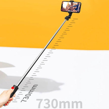 CYKE Tripod for Everyday Phone Photos and Videos — extendable 730mm selfie stick tripod holding phone for steady hands-free photos and videos
