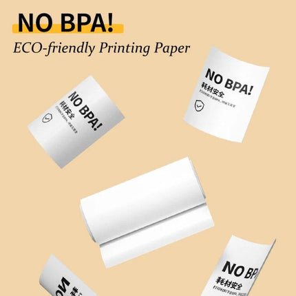 Kids' Instant Print Camera with Dual Lenses for Fun Photos compact child-safe NO BPA eco-friendly printing paper roll