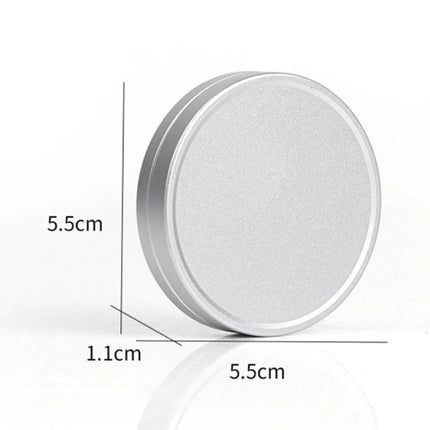 FUJIFILM Instax Mini EVO Aluminum Alloy Lens Cap - silver protective lens cover 5.5cm diameter, 1.1cm thick for dust and scratch protection