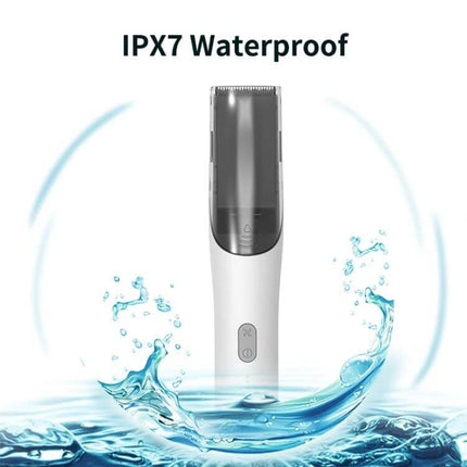 Child Hair Clipper Rechargeable For Easy Home Grooming - lightweight waterproof clipper with rounded cutter head and six guide combs for toddlers