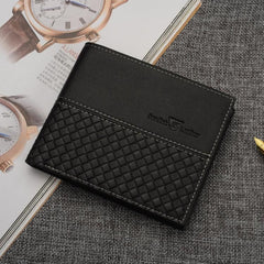 Men's Compact Business Wallet with Coin Purse and Card Holder