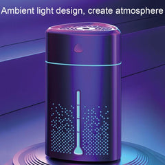 Ultrasonic Silver Ion Humidifier with Night Light and USB Connection for Home Use