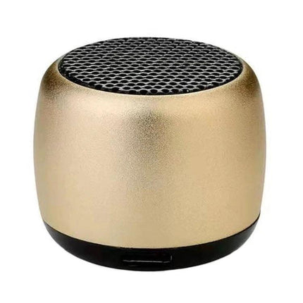 Compact Bluetooth Speaker For Travel And Daily Listening gold portable pocket speaker for music, calls, and camera control, lightweight